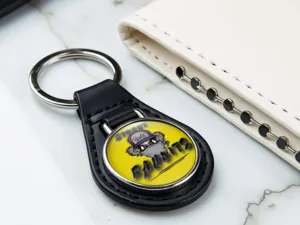 Designer Keyring Design Style Leather